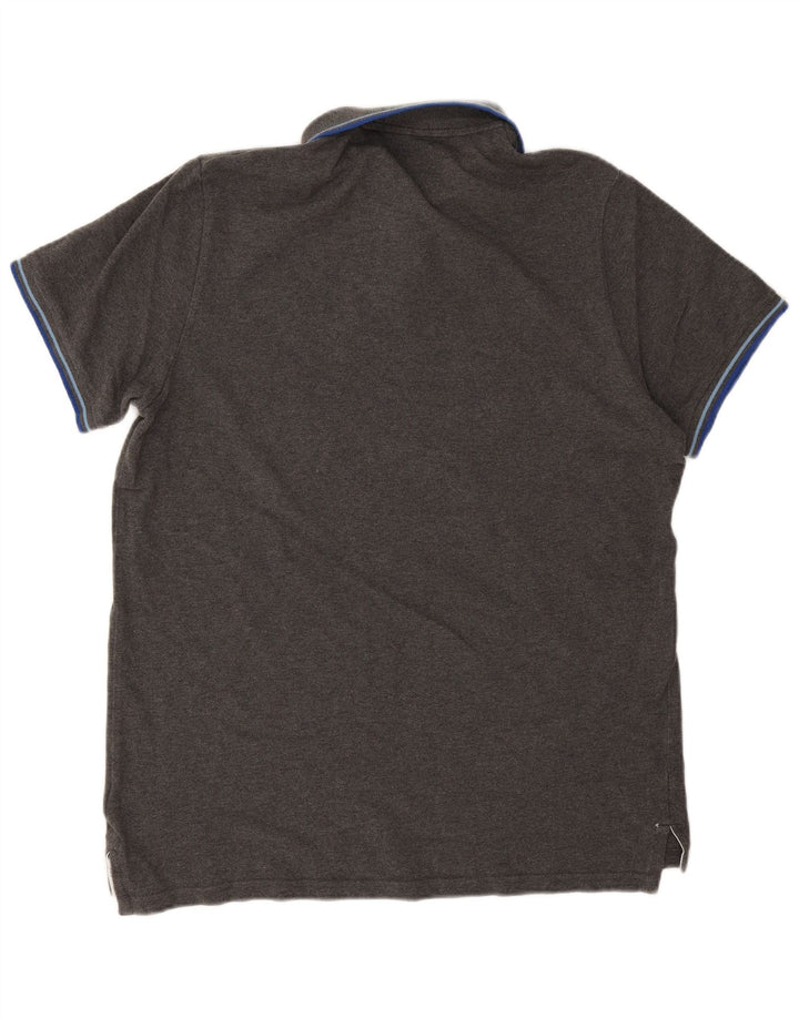 Camisa polo masculina Superdry 2XL algodão cinza