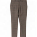 Calça masculina Benetton Straight Suit IT 48 Médio W34 L34 Cinza Houndstooth