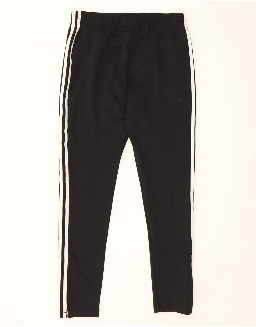 Calça de treino feminina ADIDAS UK 8 pequena preta poliéster
