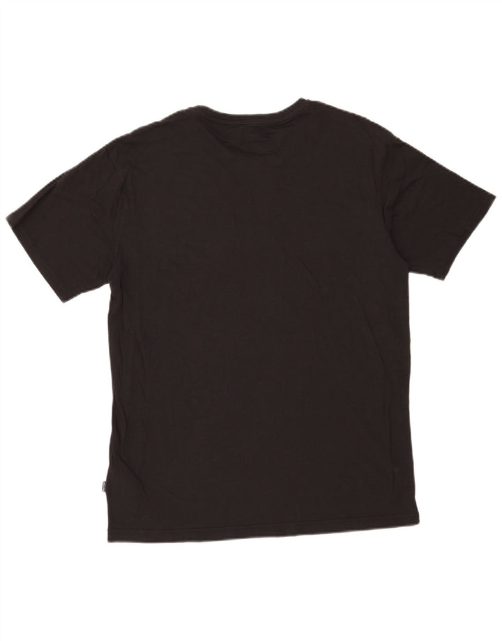 Puma Camiseta Masculina Top Médio Algodão Preto
