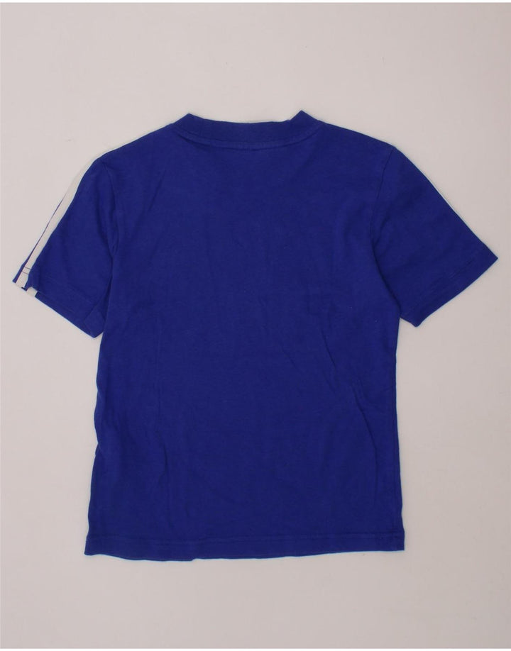 Camiseta Adidas Menino 6-7 Anos Azul Algodão