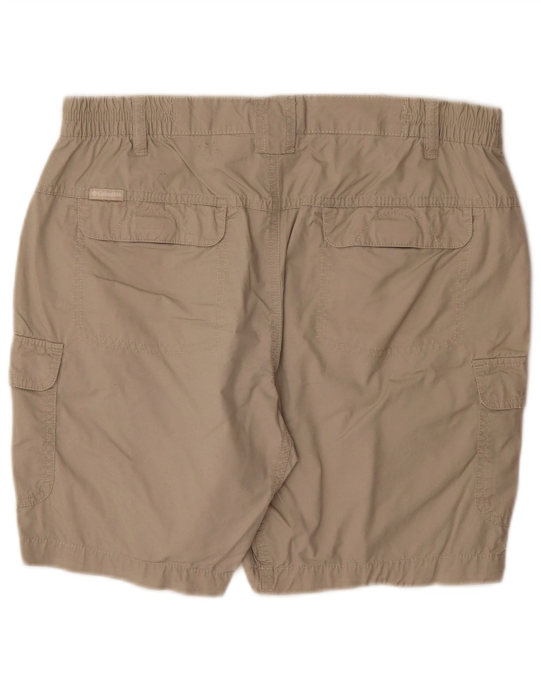 COLUMBIA Shorts cargo feminino médio W30 algodão bege