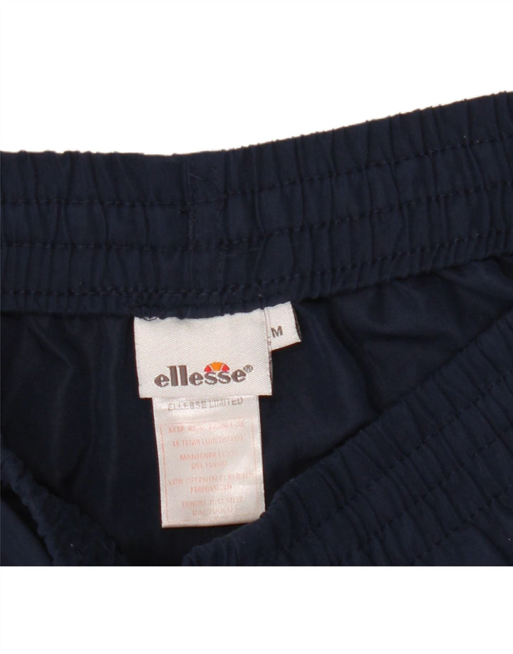 Shorts esportivos masculinos Ellesse poliéster azul marinho médio