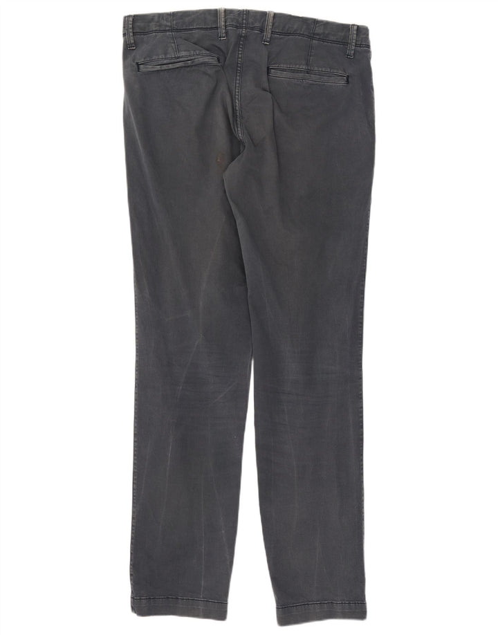Calça Chino Slim Masculina Gap W34 L34 Algodão Cinza