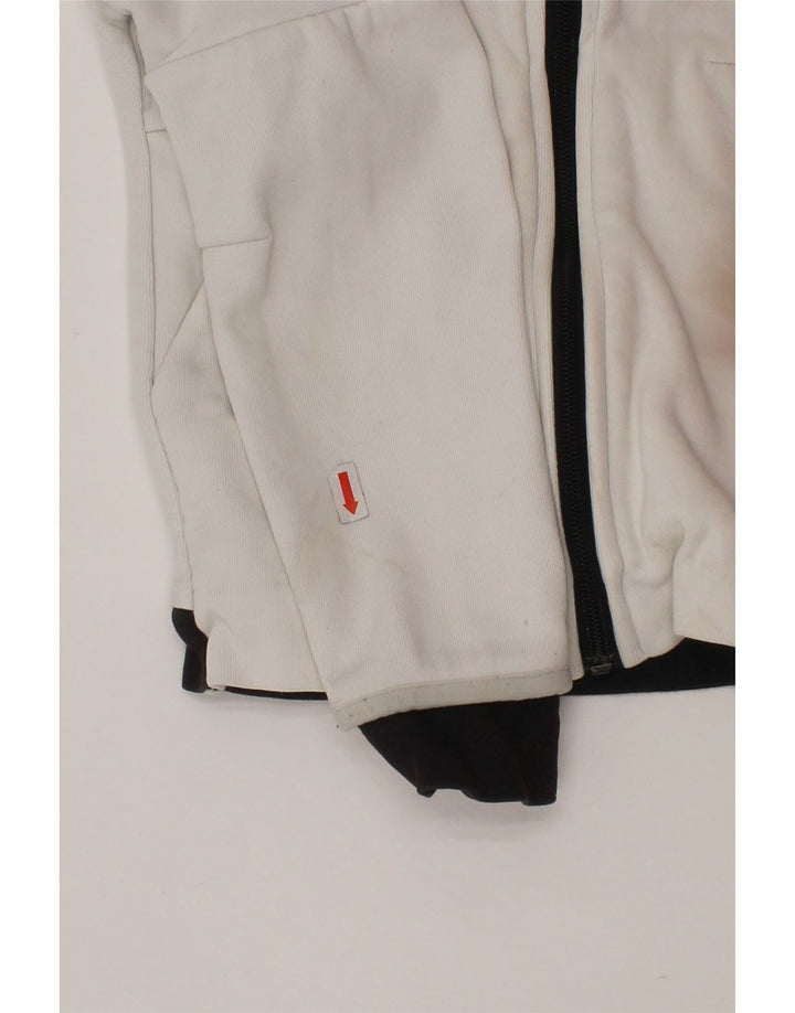 ADIDAS Meninos Star Wars Zip Hoodie Suéter 3-4 Anos Branco Colorblock