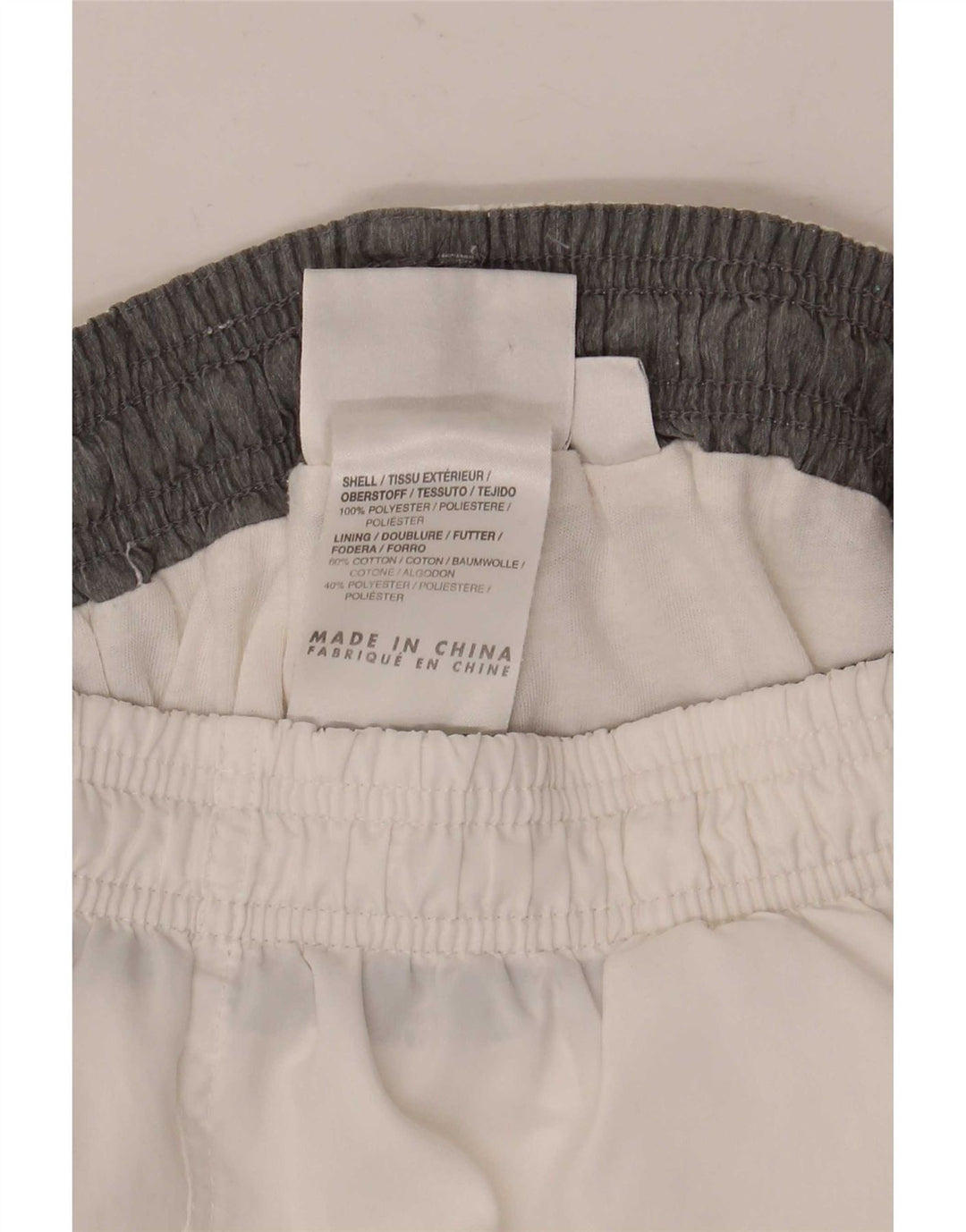 Shorts esportivos masculinos Puma grande poliéster branco
