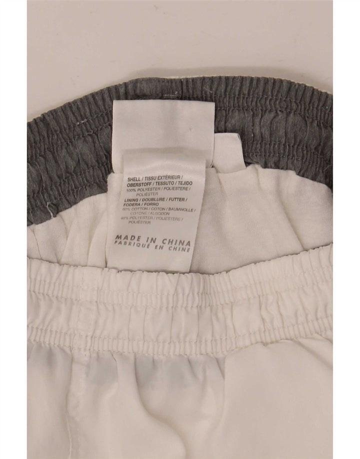 Shorts esportivos masculinos Puma grande poliéster branco