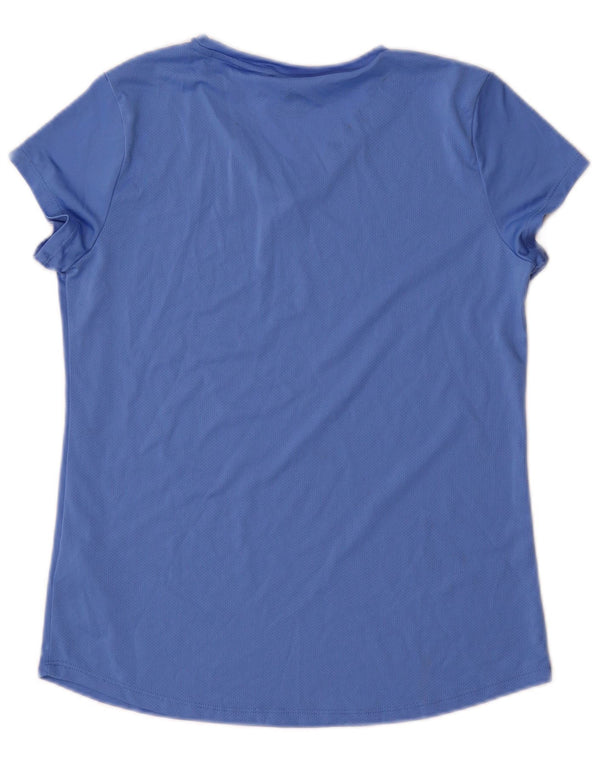 Camiseta feminina Puma UK 12 poliéster azul médio