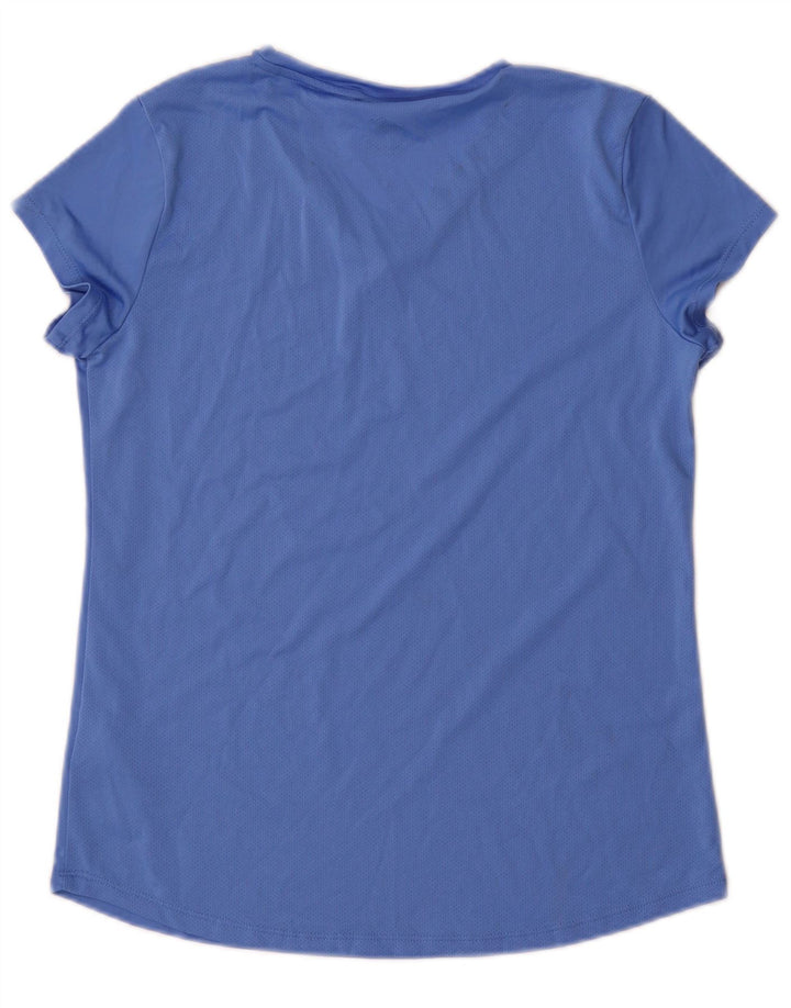 Camiseta feminina Puma UK 12 poliéster azul médio