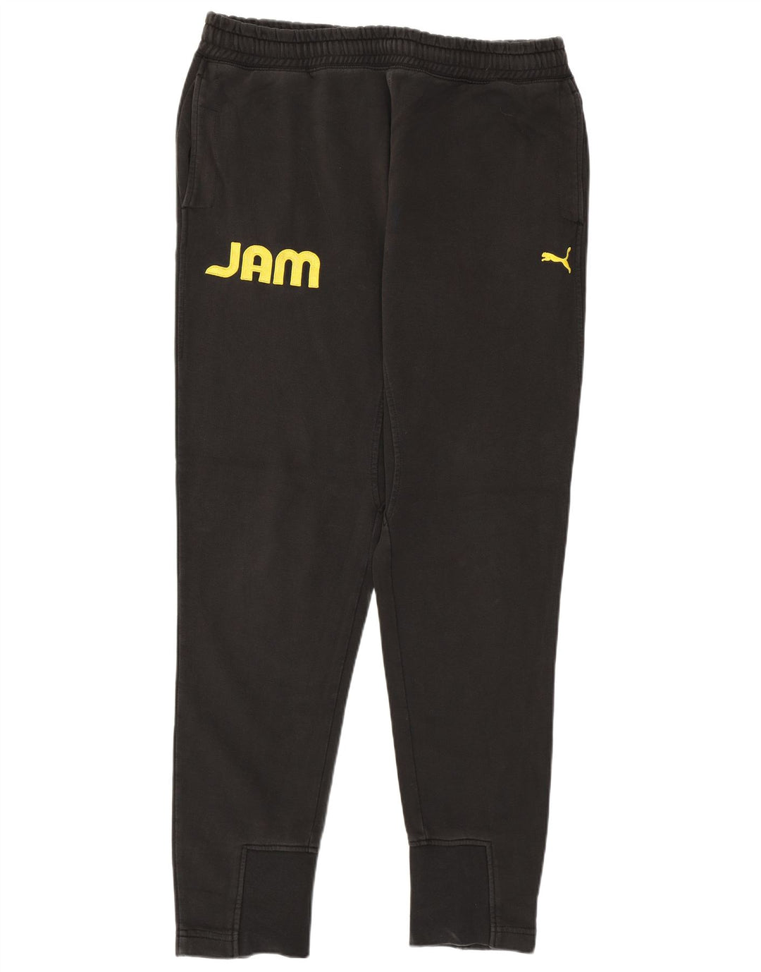 Calça esportiva masculina Puma Jamaica Graphic Joggers grande preta