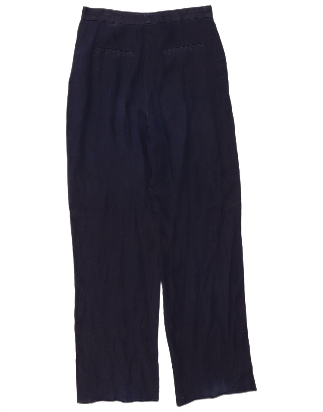 Calça Chino reta feminina Zara médio W30 L31 azul marinho