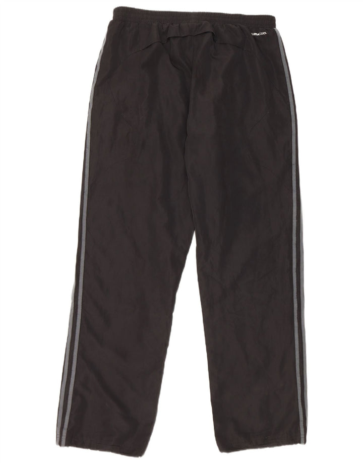 Calça de treino masculina Adidas Climacool médio preto colorblock poliéster