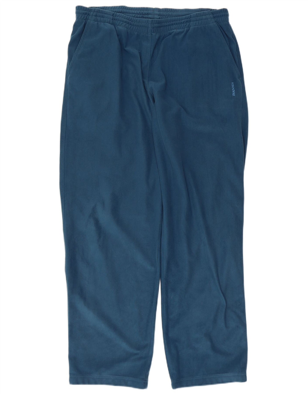 Calça de treino masculina Diadora grande poliéster azul