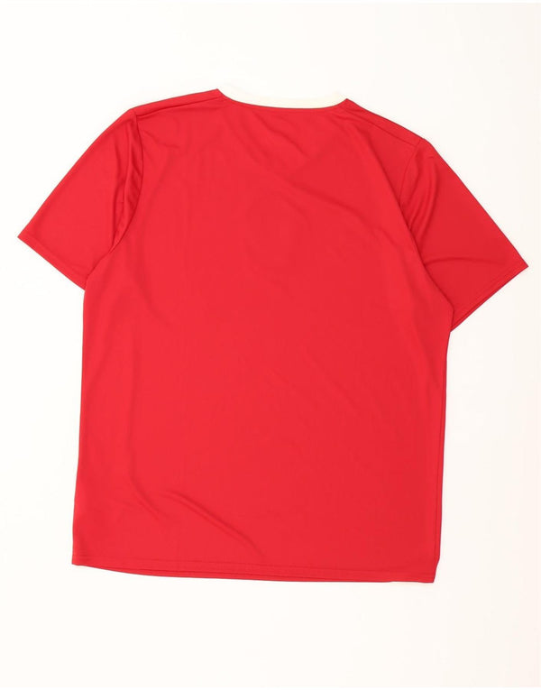 Camiseta masculina Puma República Tcheca com estampa gráfica XL vermelho poliéster