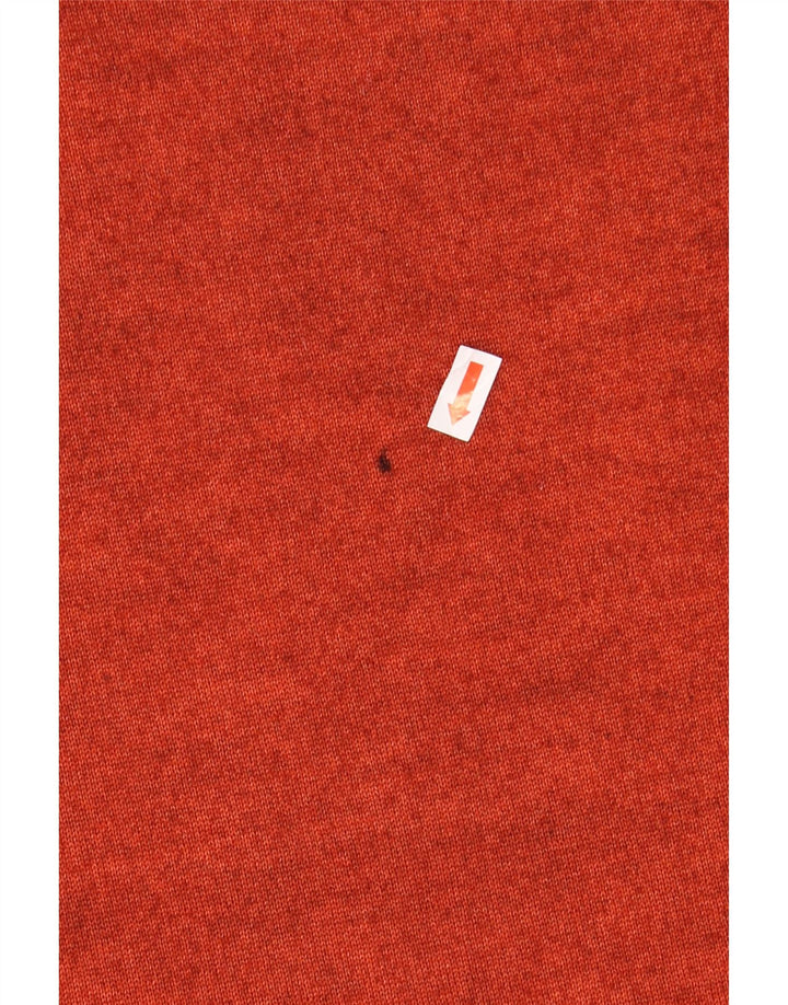 STONE ISLAND Suéter masculino com gola redonda, 11-12 anos, lã vermelha