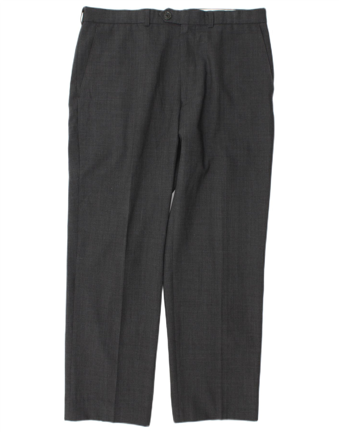Calça masculina Marks & Spencer W34 L29 poliéster cinza