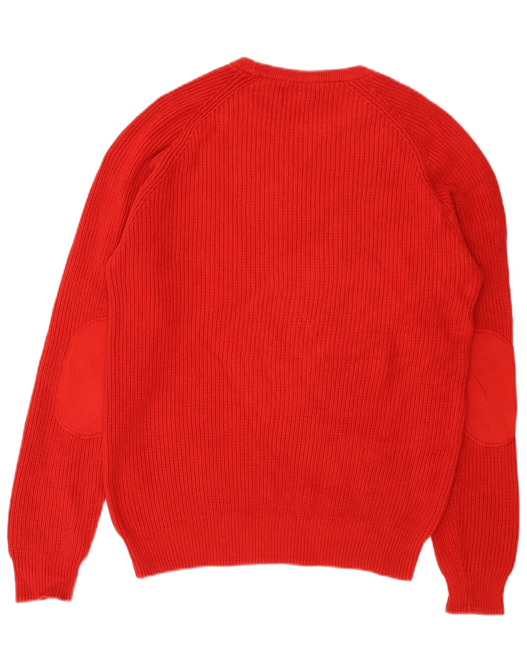 Zara Suéter masculino com gola canoa grande algodão vermelho