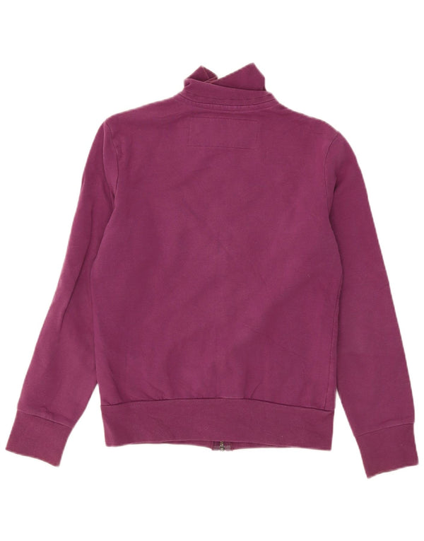 Jaqueta feminina Replay com estampa gráfica UK 10 algodão roxo pequeno