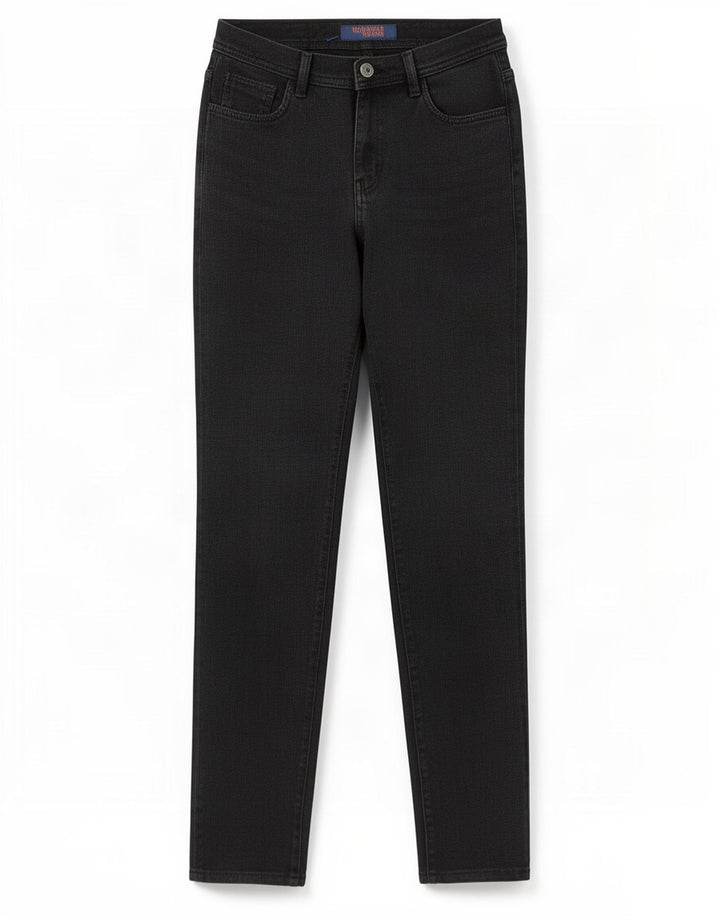 Jeans retos femininos Trussardi W26 L28 preto