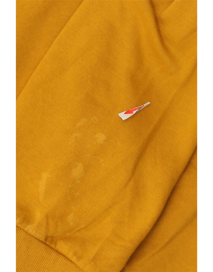 Zara Womens Oversized Sweatshirt Jumper Reino Unido 10 Pequeno Amarelo