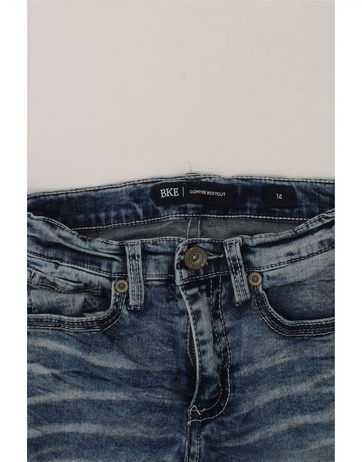 BKE Girls Bootcut Jeans 13-14 Years W24 L23 Blue Cotton Vintage BKE and Second-Hand BKE from Messina Hembry 