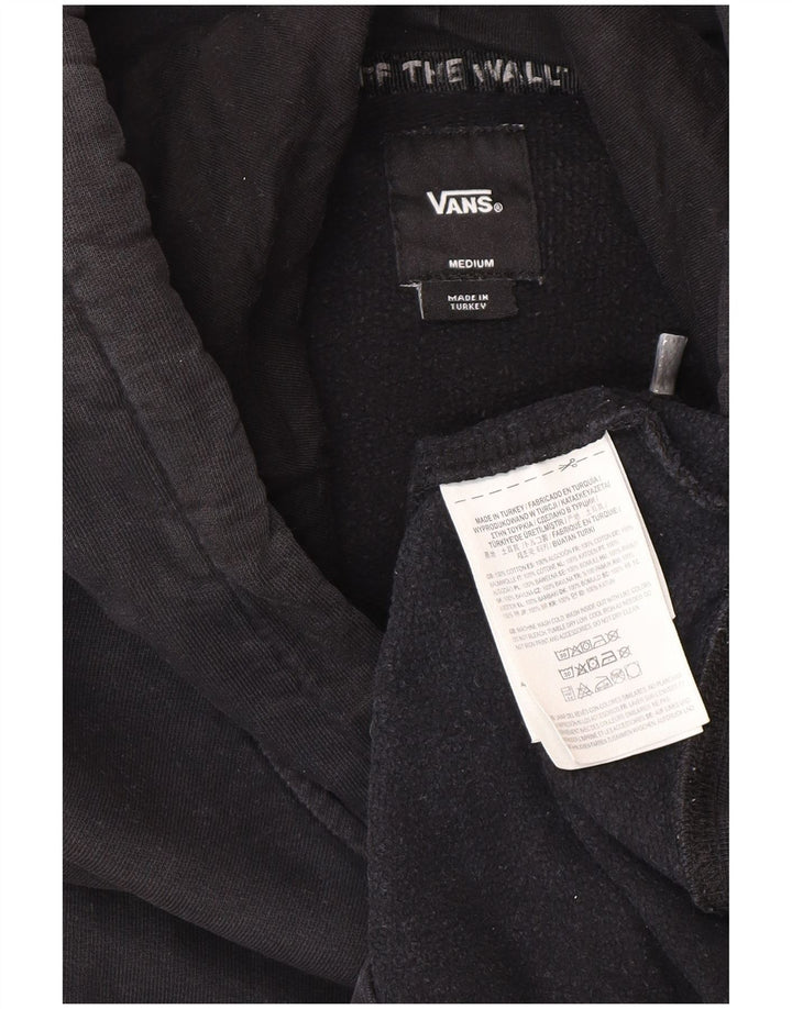 Vans Mens Hoodie Jumper Médio Algodão Preto