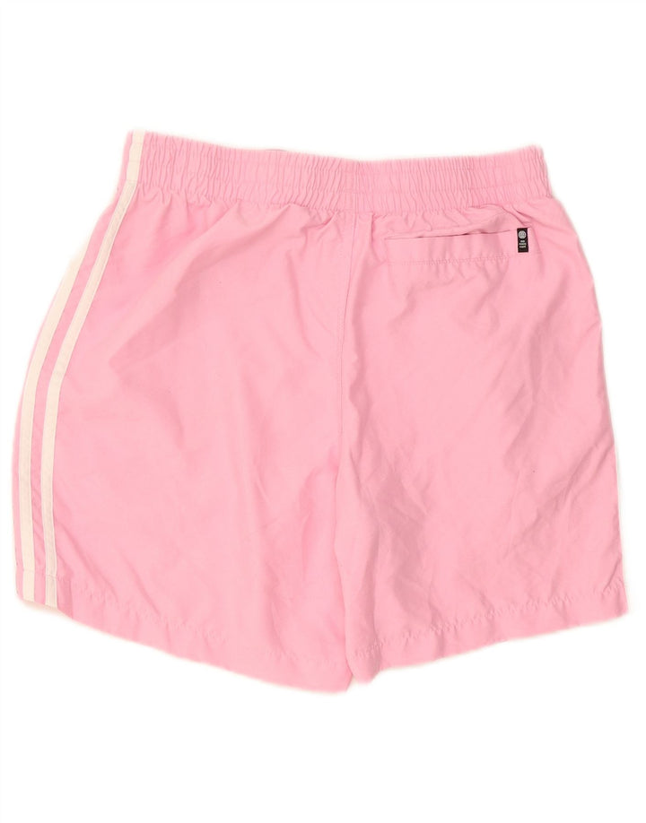 Shorts esportivos femininos Adidas UK 12 rosa médio