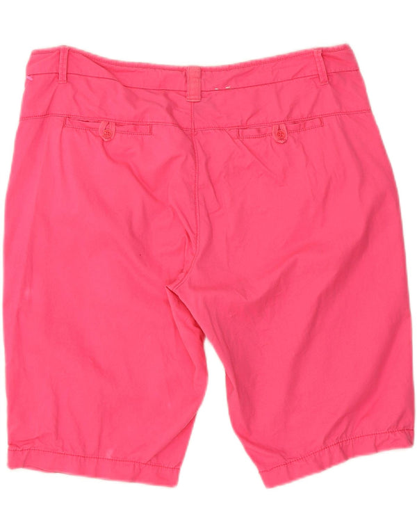 Shorts Chino feminino Calvin Klein EUA 14 grande W32 algodão rosa