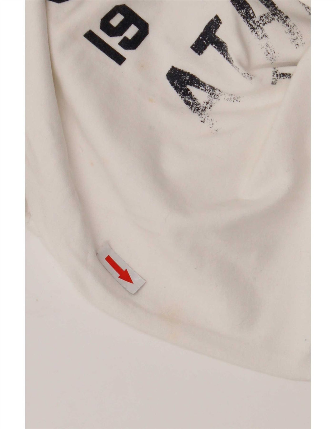 Camiseta gráfica masculina Superdry Top médio algodão branco