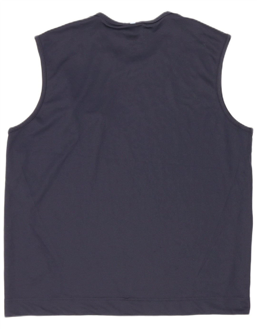Adidas Mens Colete Top Grande Poliéster Azul Marinho