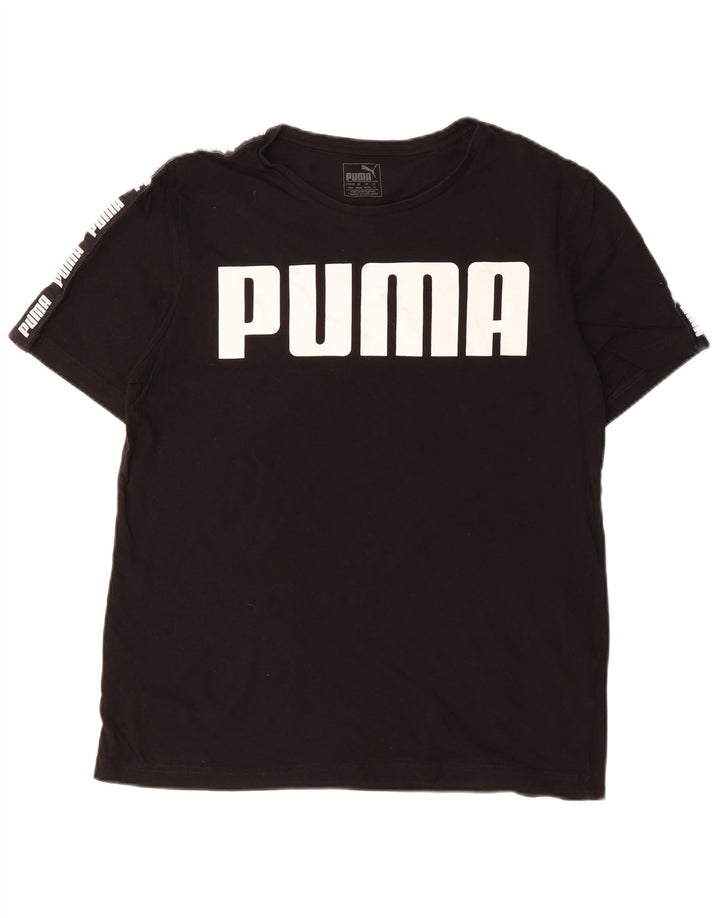 Camiseta masculina PUMA Graphic UK 14 médio preto