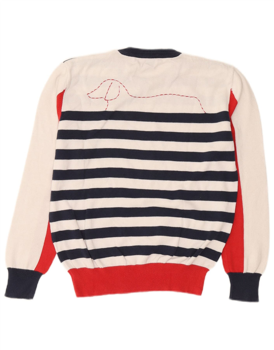 Suéter feminino Harmont & Blaine com gola redonda Reino Unido 14 grande multicolorido