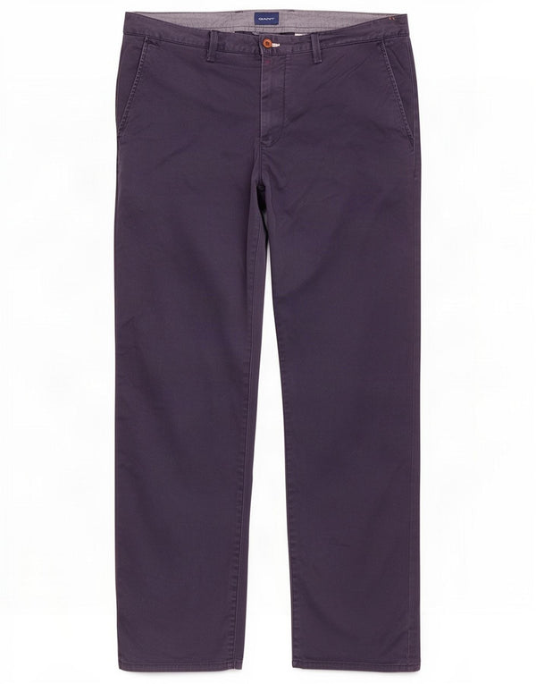 Gant Calça Chino Masculina Reta W36 L32 Algodão Azul