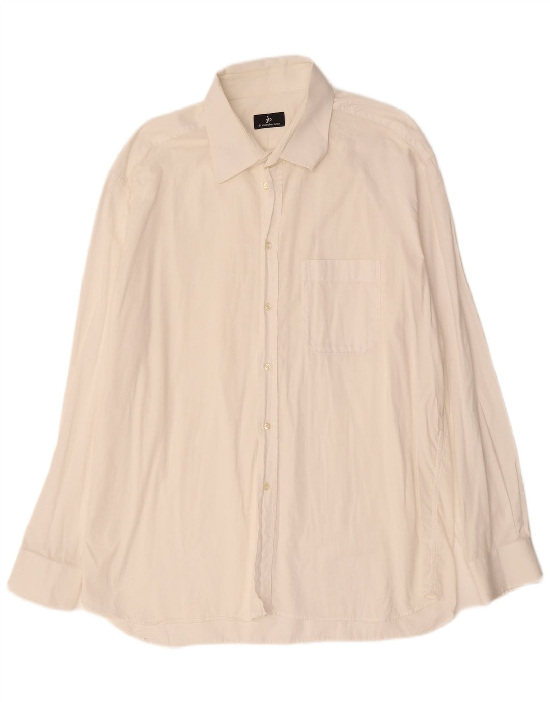 Camisa masculina Roccobarocco tamanho 18 1/2 46 2XL branca