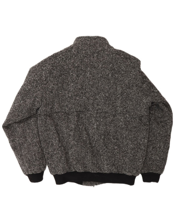 Baracuta Mens Bomber Jacket UK 42 XL Grey Flecked Classic