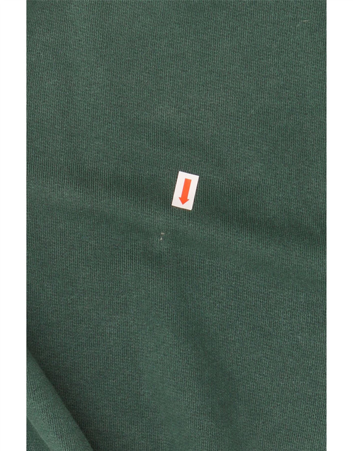 Moletom feminino LEVI'S com ajuste solto, Reino Unido 14, algodão verde médio