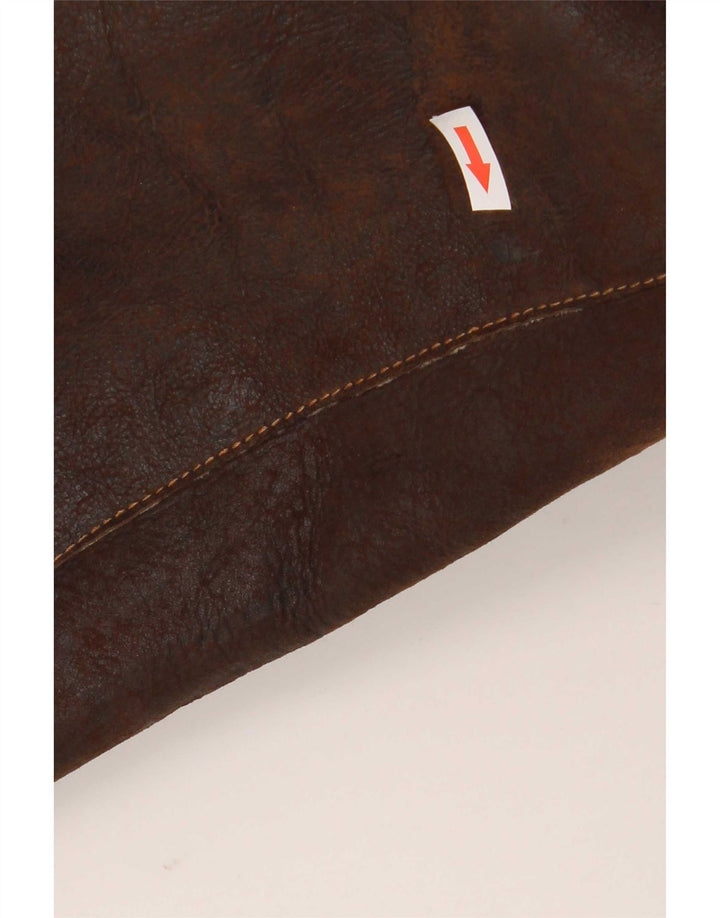 Jaqueta masculina Pirbos Shearling IT 58 4XL marrom shearling