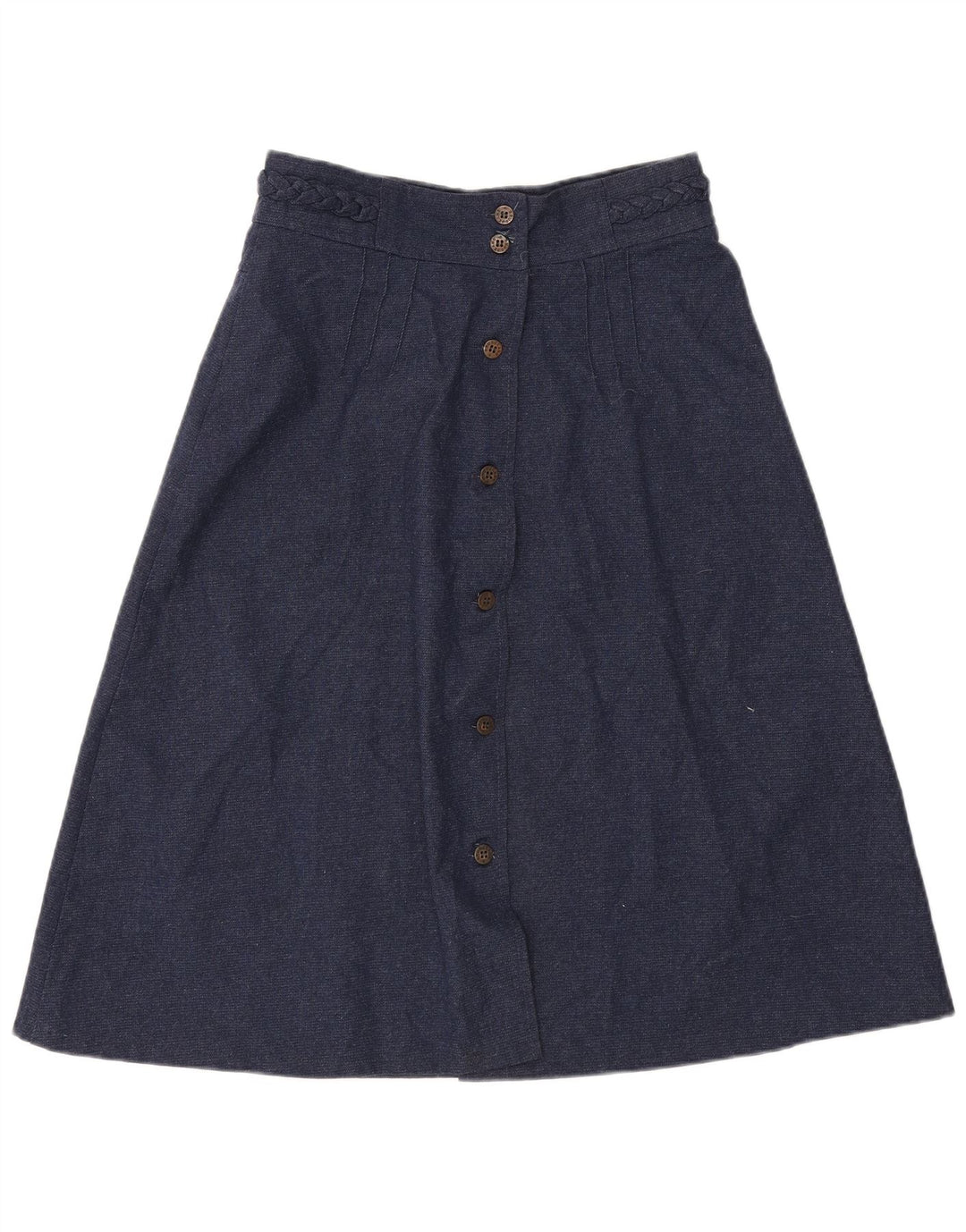 Saia feminina Brugi A-Line W30 poliéster azul marinho médio