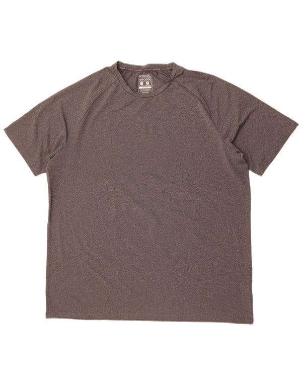 Camiseta masculina Mountain Warehouse Top 2XL poliéster cinza