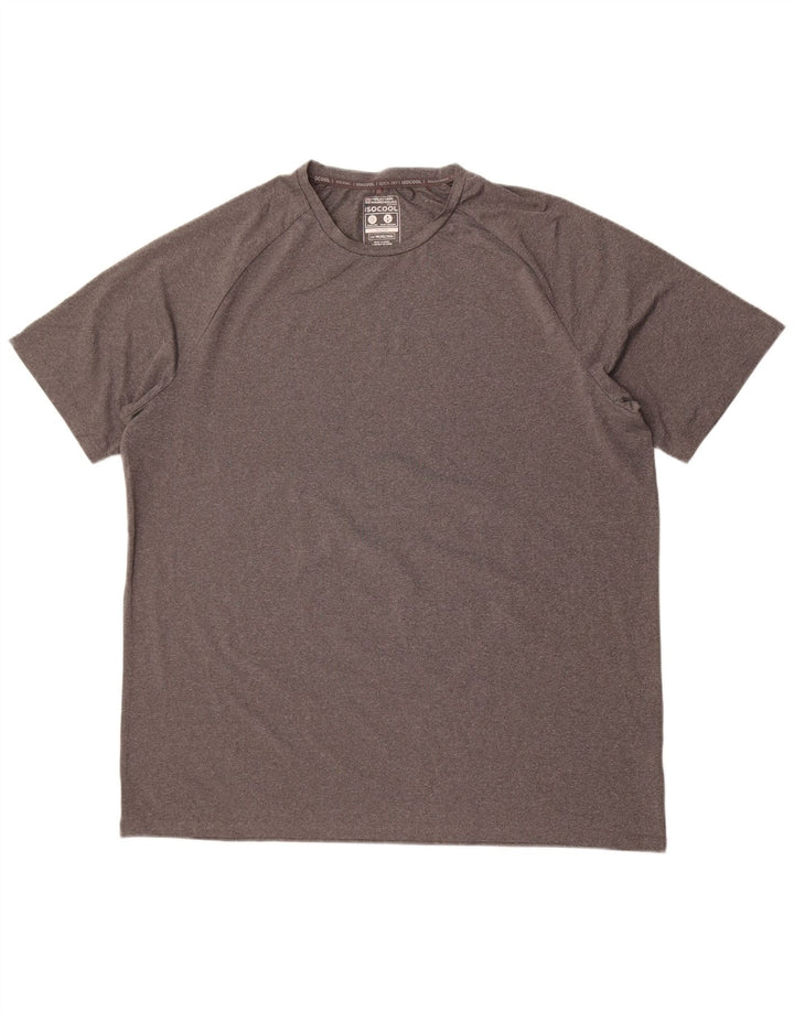 Camiseta masculina Mountain Warehouse Top 2XL poliéster cinza