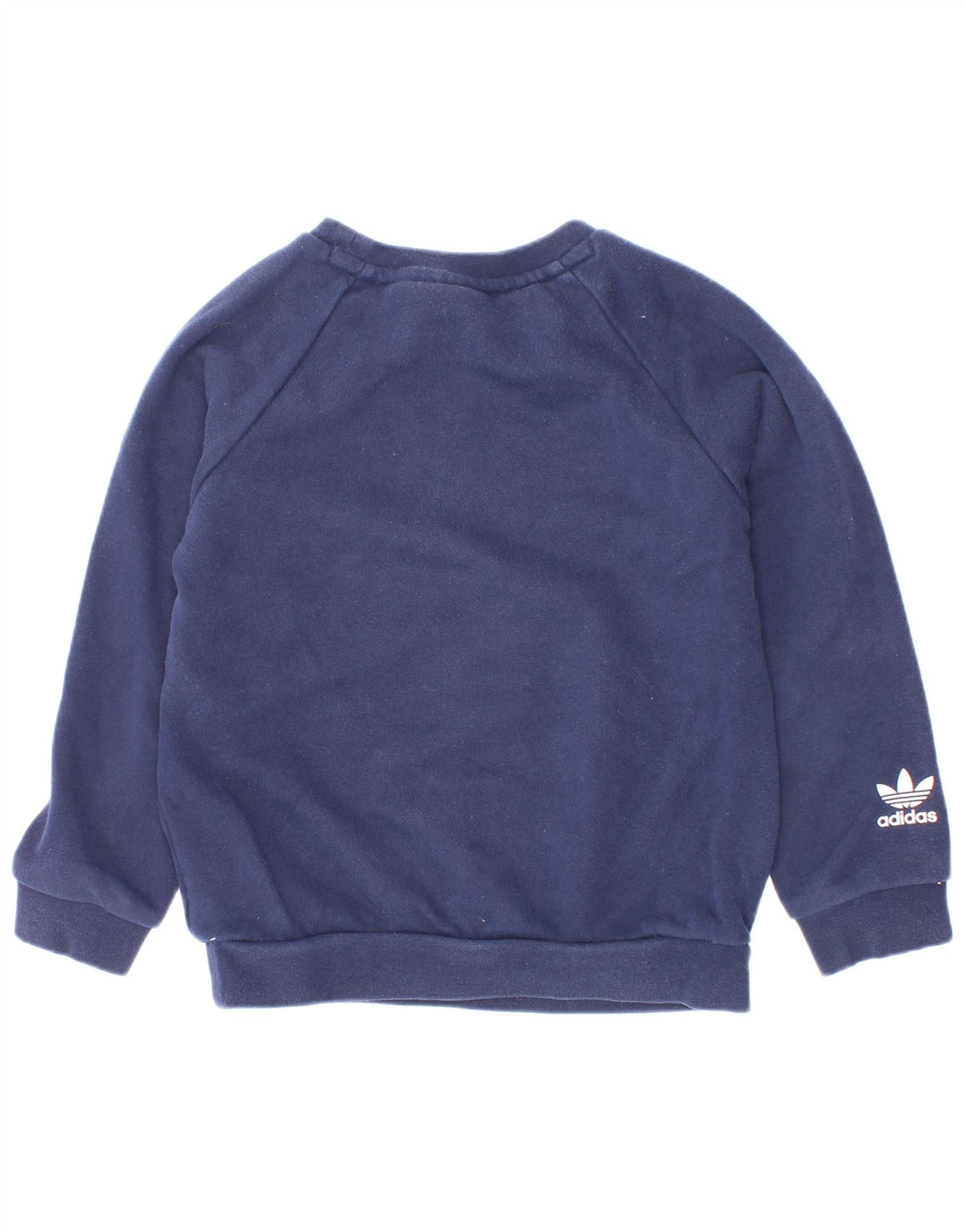 Camisola gráfica Adidas Boys 3-4 anos azul marinho algodão