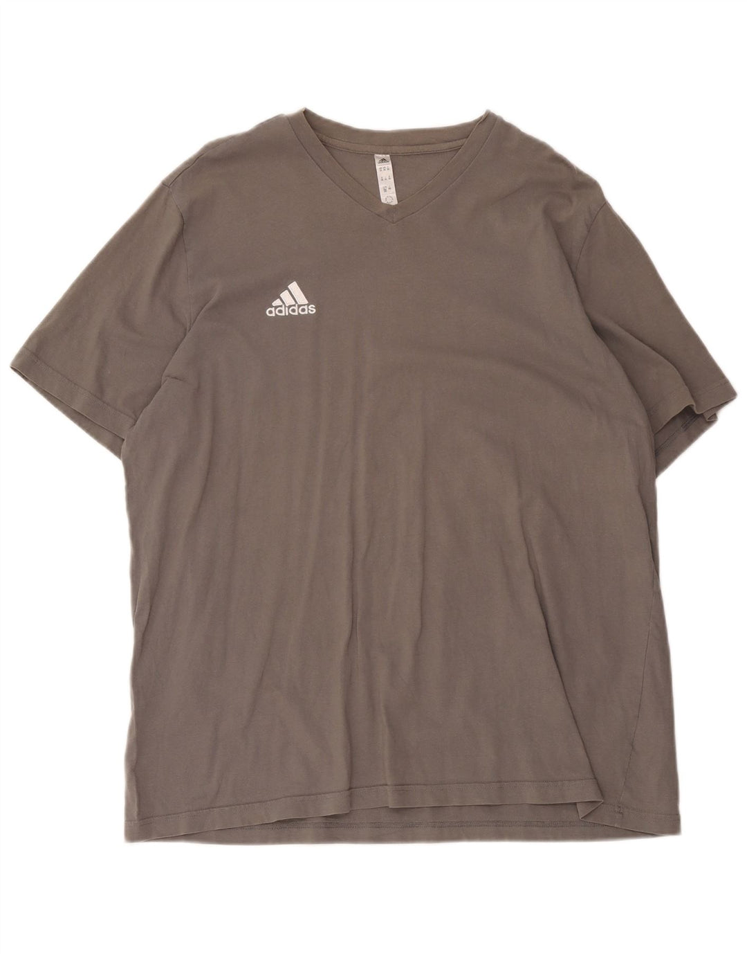 Camiseta masculina Adidas Top 2XL algodão cinza