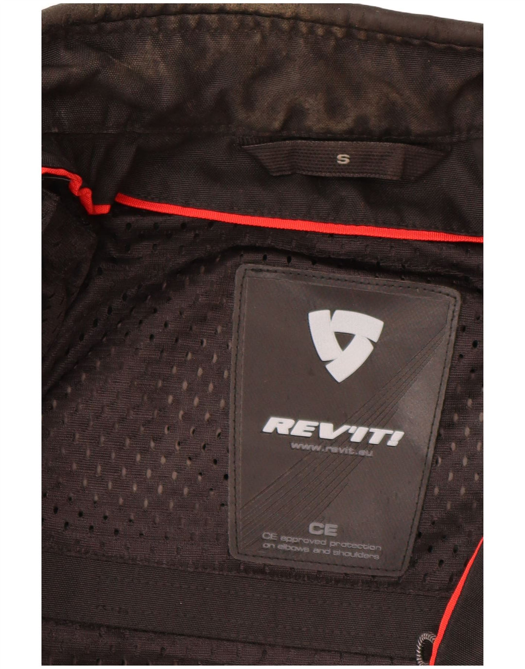 REVIT Mens Graphic Racer Jacket UK 36 Pequeno Poliéster Preto