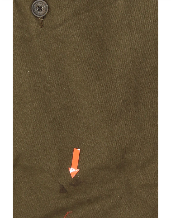 LYLE & SCOTT Mens Chino Shorts W36 Grande Algodão Cáqui