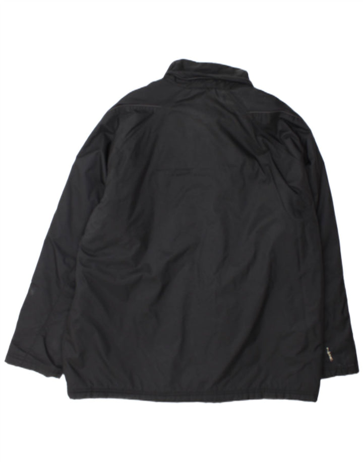 Jaqueta corta-vento masculina Nike UK 45/47 XL preto nylon