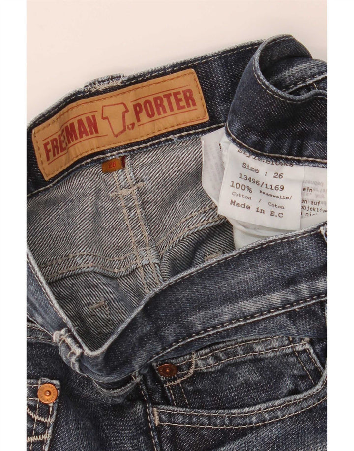 Calça jeans feminina Freeman T. Porter Bootcut W26 L31 algodão azul