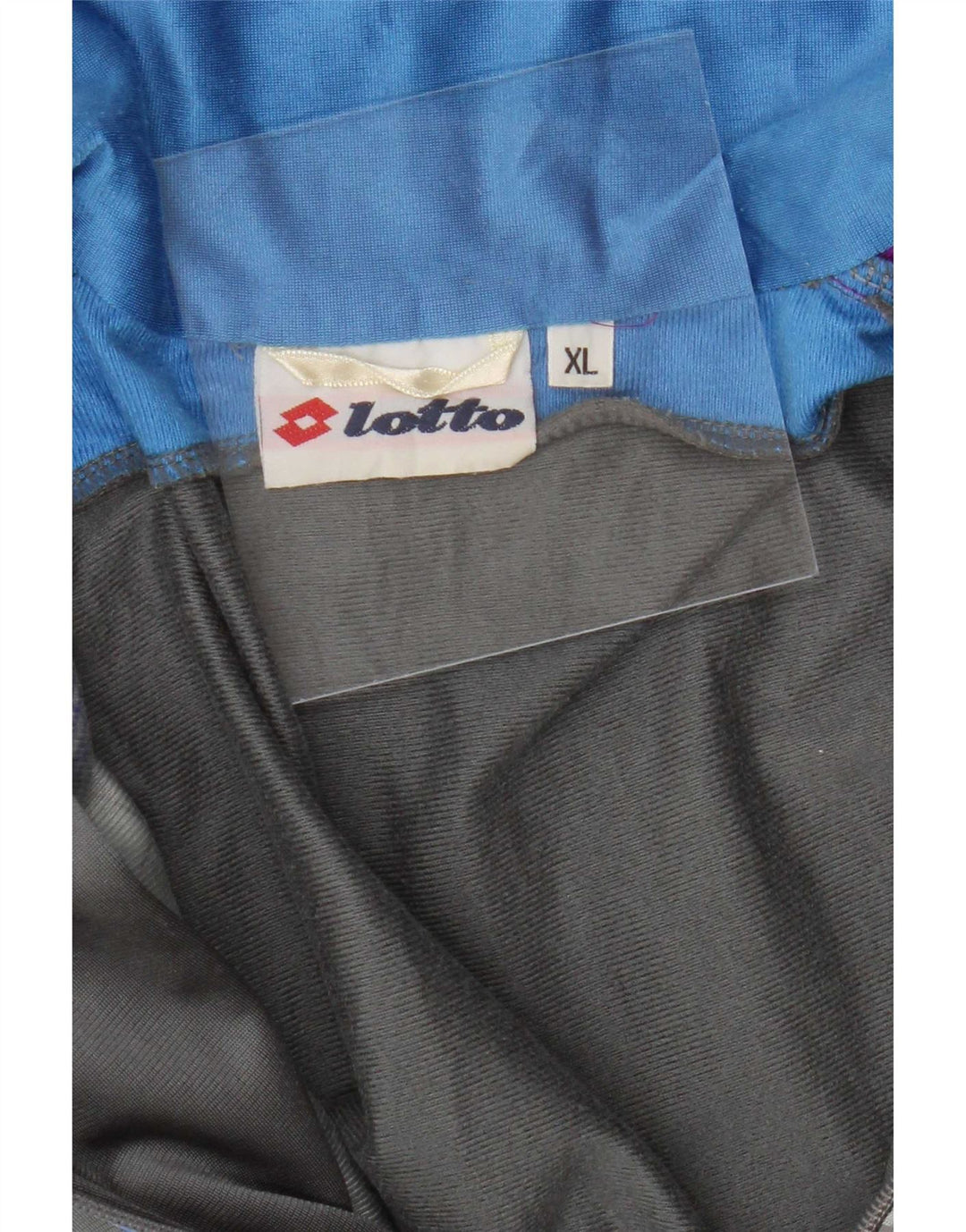 Lotto masculino gráfico agasalho jaqueta XL cinza colorblock
