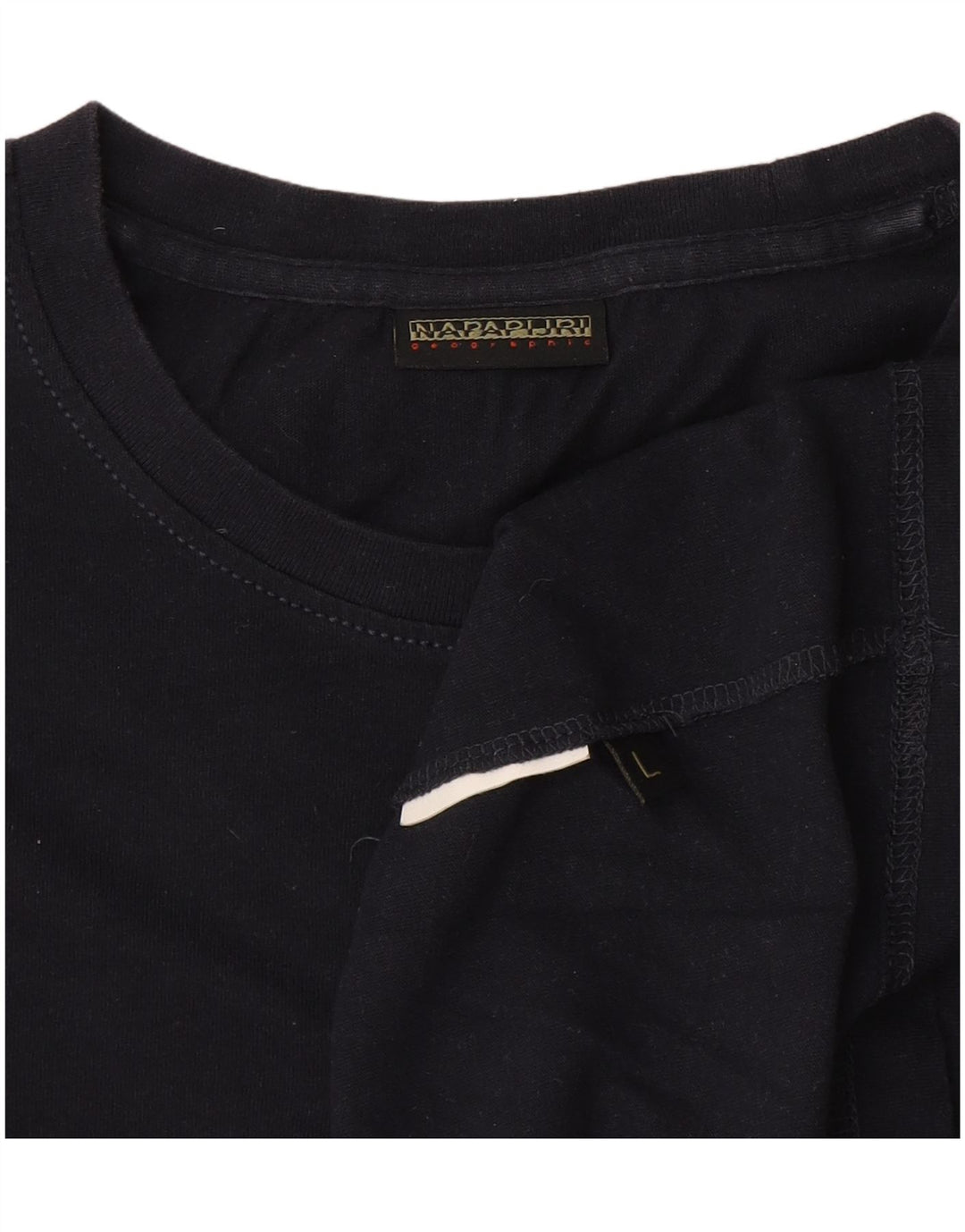 Top masculino Napapijri manga comprida grande azul marinho