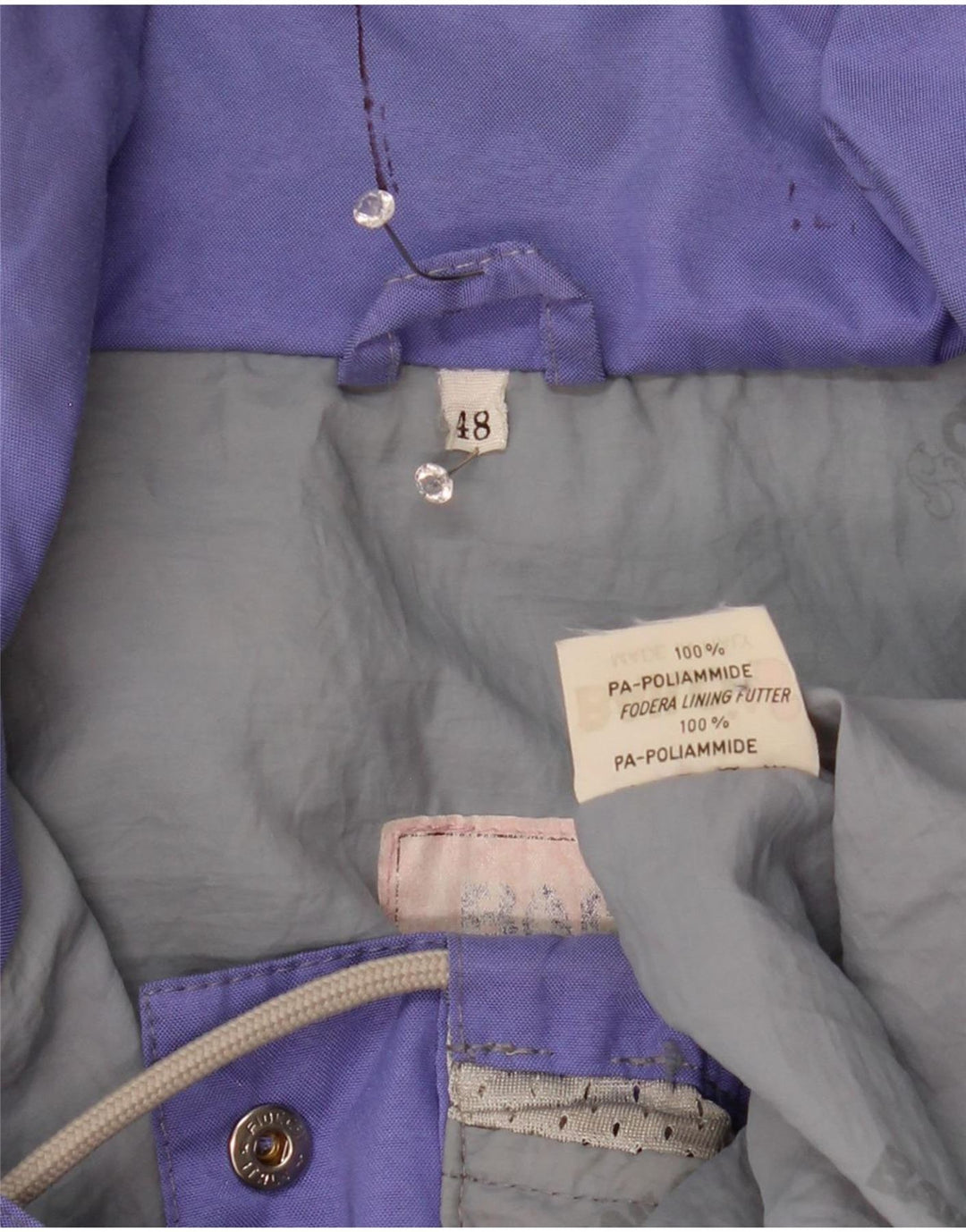 Jaqueta corta-vento masculina Bailo IT 48 poliamida roxa média
