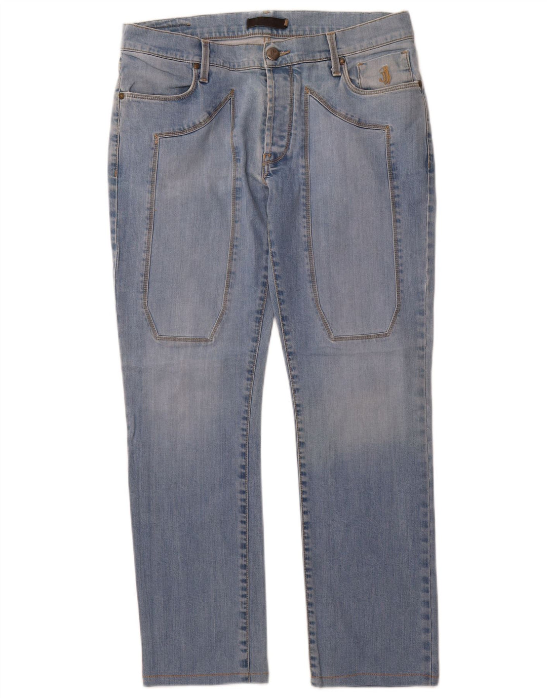 Jeans slim masculino JECKERSON W36 L29 algodão azul